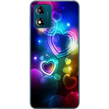 Yhteensopiva Puhelinkuori Motorola Motorola Moto E13 NeonRakkaus