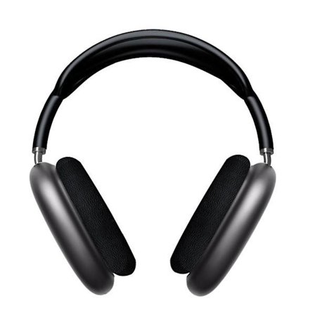 P9 Over Ear Hörlurar, Memory Foam Full Coverage ANC Headset, Svart