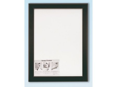 Väggram A3, aluminiumprofil 32mm svart - Lyreco - Kontorsmöbler och inredning - Tavlor ställ och ramar - Väggramar