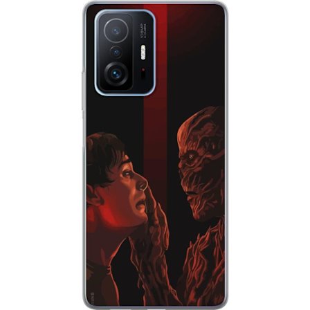 Kompatibel Mobilcover til Xiaomi Xiaomi 11T Mørk fantasyillustration, der viser mødet mellem menneske og monster med stærkt drama og psykologisk in