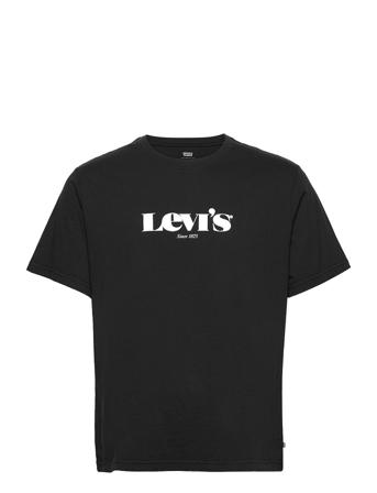 Ss Relaxed Fit Tee Mv Ssnl Log T-shirts Short-sleeved Musta LEVI ́S Men