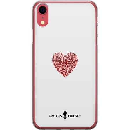 Kompatibel Mobilcover til Apple Apple iPhone XR Cactus and Friends - Fingerprint Love