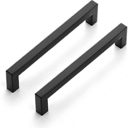 10 stk. sorte køkkenskabehåndtag 160mm køkkenskabsdørhåndtag