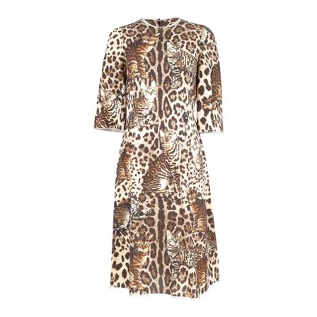 Dolce & Gabbana Pre-owned, Pre-owned Dress Bruin, Dames, Maat:L