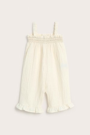 Kappahl | Babyjumpsuit med volanger | Beige