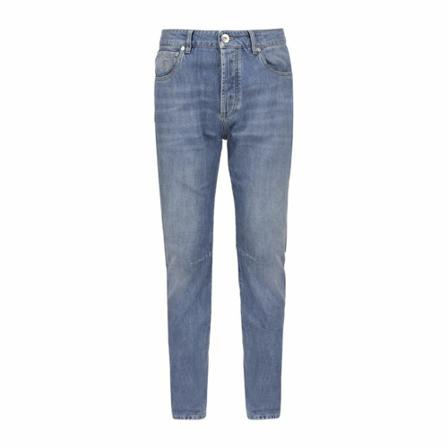 Brunello Cucinelli, trousers Blauw, Heren, Maat:M