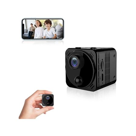 Spionkamera Mini Dold Kamera 4K Wifi 1080P Hemövervakningskamera med Telefonapp IR Cut Mörkerseende YEMAESRE