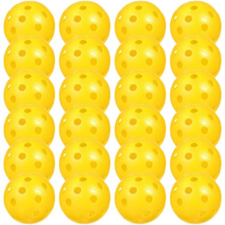 24 st Golf Övningsbollar Luftflöde Golfbollar Plast Golfbollar Golf Träningsbollar Golf Tillbehör