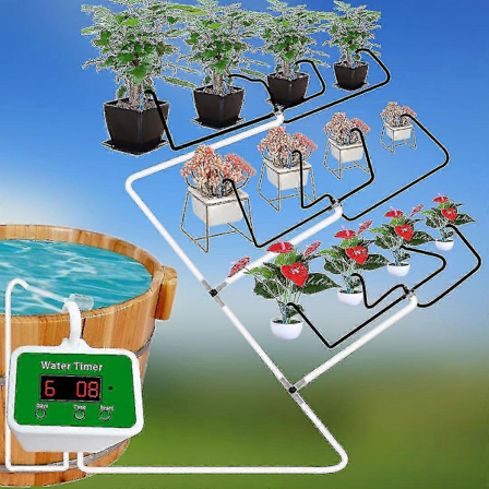 Automatisk vanningssystem for potteplanter - Vanningssystem med 4 dryppere