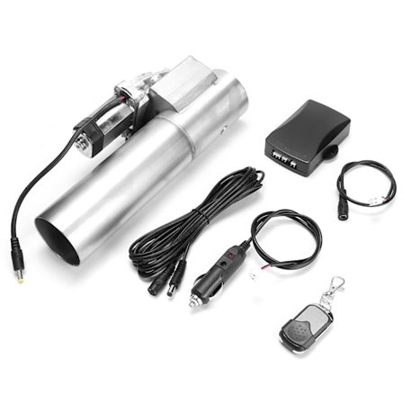 2,5" Elektrisk udstødningsventil i rustfrit stål med fjernbetjening til nedløbsrør