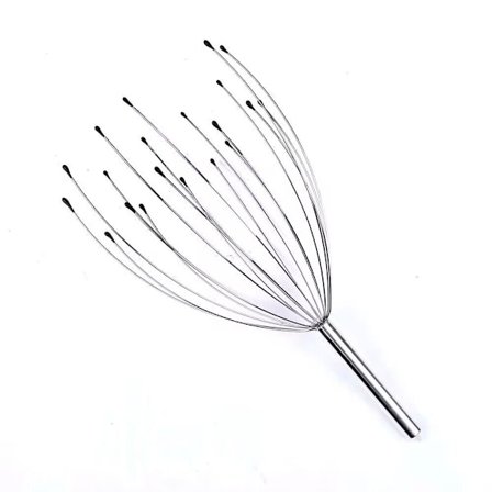 Hode Massasjeapparat Orgasmatron - Dobbel Hodekløer 1 stk Sølv