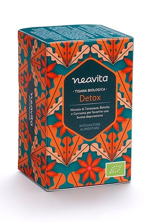 Neavita Tisana Biologica Tarassaco Betulla Curcuma Filtro Detox 1