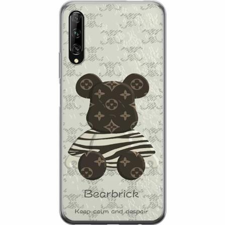 Huawei P Smart Pro 2019 Genomskinligt Skal Brown Bear
