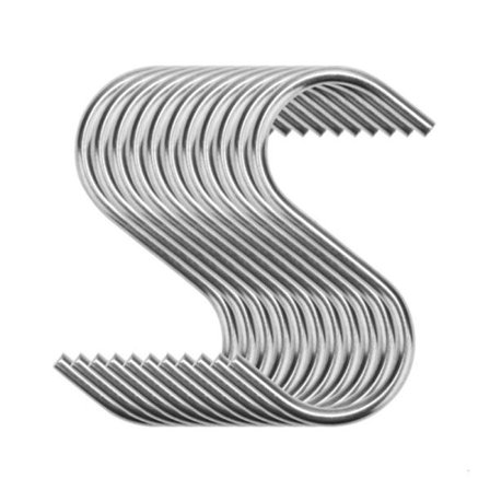 15 stk. Multifunktionelle ophængningskroge i S-form 304 rustfrit stål S-form krog til kontor køkken