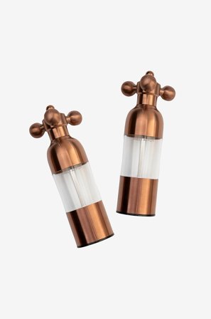 Vargen & Thor - Salt- og peberkværn Axia 2-pak - Kobber - Krydderikværne & mortere - Fra Homeroom