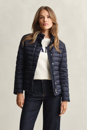 GANT Damen Leichte Daunenjacke (M) Marineblau