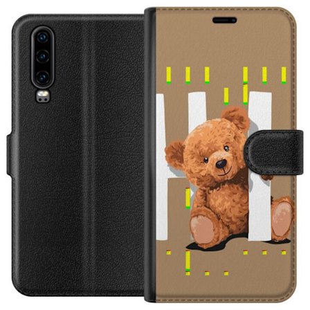 Kompatibelt Lommeboketui til Huawei Huawei P30 Björn Hei!