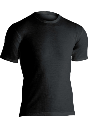 Dovre Undertröja | T-shirt 100% Merinoull Marinblå Underlinnen & t-shirts Herr Svart L