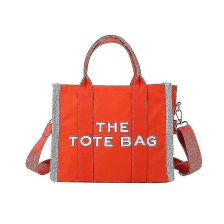 Kankainen Tote-laukku Naisille, Useita Taskuja, Vetoketjullinen Suuri Tote-laukku, Säädettävä Olkahihna