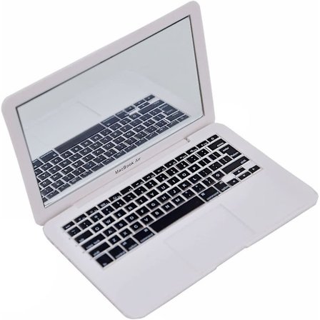 Mini Dockhus Leksaks Laptop Spegel För Katt Husdjur, 16 Tum 18 Tum Dockor