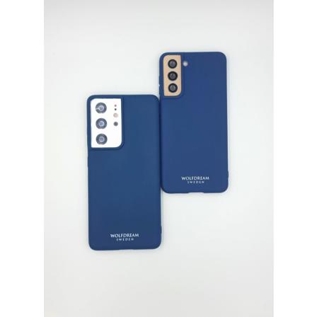 Navy Blue Tpu Silikon Till Samsung S21 Blå