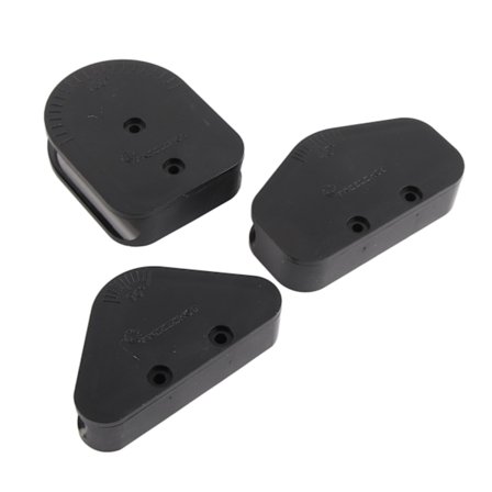 3 stk. 16 mm OD 45/90/180 graders akryl hårdt, stift rør-bukkeform værktøjssæt