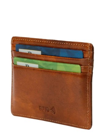 Tony Perotti Creditcard Wallet - Brown - ONE SIZE