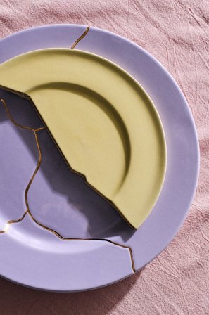 Jotex - Half Plates Sidetallerken i 6-pack Flerfarget - THE - Kjøp Tallerkener hos Jotex