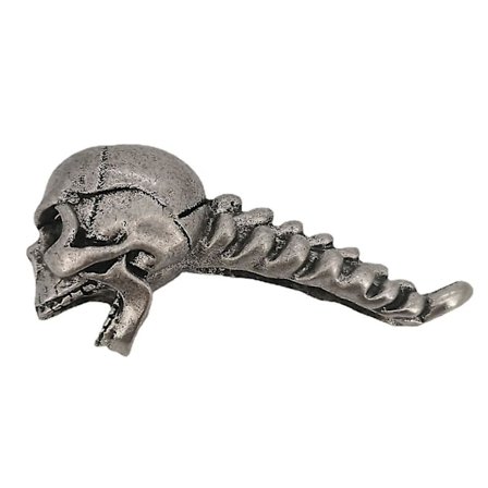 Skallehode Flaskeåpner Skalleflaske Ølflaskeåpner Punk Flaskeåpner Gotisk Ølflaskeåpner Åpner Bærbar Øl (sølv) (1 stk)