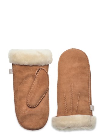 Rosemunde Rhsydney Shearling Stitch Mittens - Brown - M/L