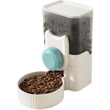IC Tørrfôr og vannautomat, vannautomat for katter og hunder, automatisk drikkefontene og mater - for katt/hund/kjæledyr
