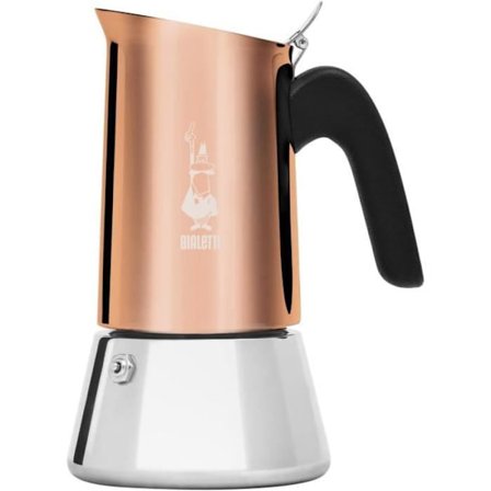 Italiensk kaffekande - BIALETTI - NEW VENUS - 6 kopper - 0,24 L - Kobber