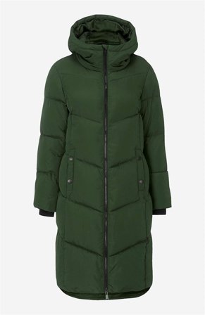 Cellbes of Sweden - Lång kappa med fluffig vaddering - mörkgrön - för damer - 42/44