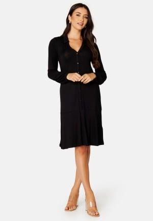 Happy Holly Viola button dress 36/38 Black Mekot Dam