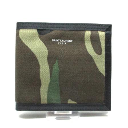 Saint Laurent Vintage Pre-owned Wallets Grøn, Herre Vintage Accessories, Størrelse: ONE Size
