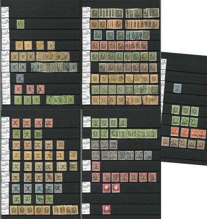 Island - Samling med tjenestemærker i 1 insticksbok