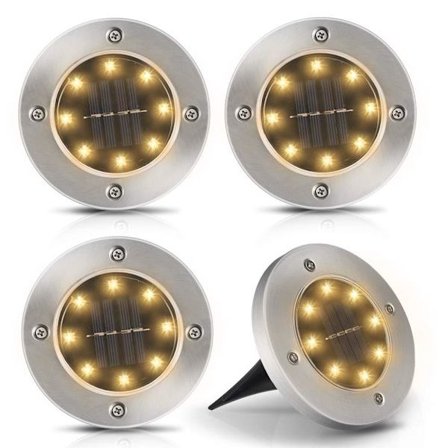 Solcellelys Utendørs Hage, Solcelle Jordlys Vanntette O DXGHC