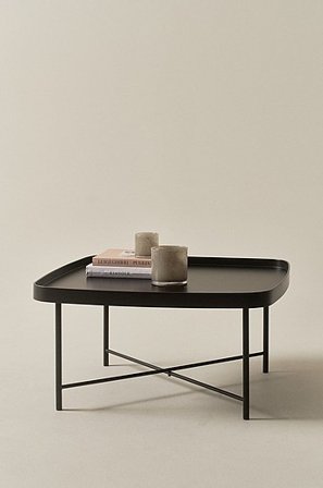 Jotex - Soffbord 80x80cm MDF - Stål Svart TACOMA - Köp Soffbord hos Jotex