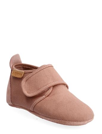 Bisgaard Baby Cotton Tøfler Innesko Beige Bisgaard