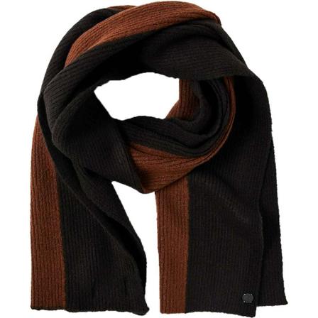 Cast Iron, Knitted scarf with stripe black Zwart, Heren, Maat:ONE Size