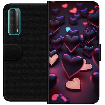 Yhteensopiva Lompakkokotelo Huawei Huawei P smart 2021 KeskiyönSydämet
