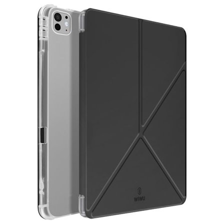 iPad Pro 11'' Fodral - Wiwu - Classic III - Fällbart ställ - Vila - Svart