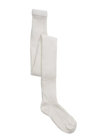 Cotton Rib Tights Socks & Tights Tights Kermanvärinen Mp Denmark