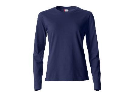 CLIQUE T-shirt l/ä 029034 dam marin XL - Lyreco - Arbetskläder - Arbetströjor - T-shirts