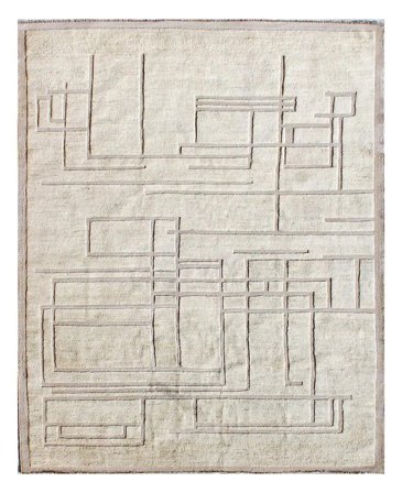 Stor Berber Style Matta 245X293 Ull