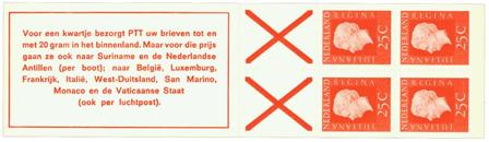 Holland 1970 - Frimærkehæfte NVPH PB9gF - Postfrisk