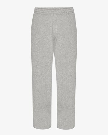 Organic Straight Leg Sweatpants - Heather Grey
