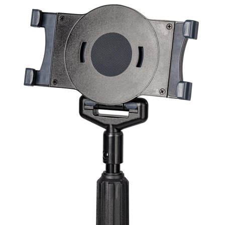 StarTech Mobile Tablet Stand w/ Lockable Wheels, Height Adjustable Cart, Universal Rolling Floor Stand for Tablets from 7-11in, Portable Tablet Stand