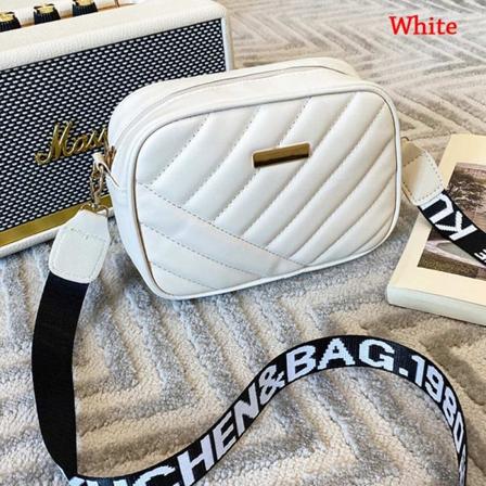 Muoti PU Olkalaukku Käsilaukut Naisten Sling Laukku VALKOINEN - stock white