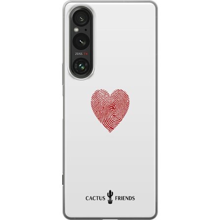 Kompatibel Mobilcover til Sony Sony Xperia 1 V Cactus and Friends - Fingerprint Love